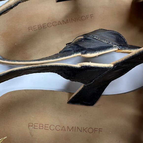 Rebecca Minkoff Erin Nude Leather Tassel Sandal in Nude - Size 6 1/2 - Picture 7 of 8